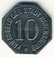 Német Birodalom/ Weimari Köztársaság/ Ravensburg 1918. 10Pf szükségpénz T:3+