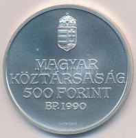 1990. 500Ft Ag "Kölcsey Ferenc" T:BU kis patina
Adamo EM116