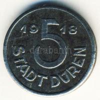 Német Birodalom/ Weimari Köztársaság/ Düren 1918. 5Pf szükségpénz T:3+