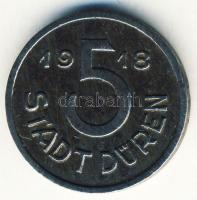 Német Birodalom/ Weimari Köztársaság/ Düren 1918. 5Pf szükségpénz T:3+