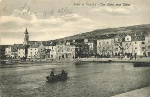 1906 Szelce, Selce (Crikvenica); Luka / Hafen / port  (EK)