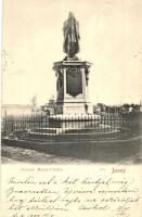 1900 Iasi, Jassy, Jászvásár; Statuia Miron Costin, Marca Judetului / statue