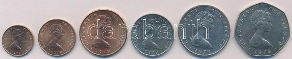 Man-sziget 1979. 1/2p-50p (6xklf) T:1-
Isle of Man 1979. 1/2 Penny - 50 Pence (6xdiff) C:AU