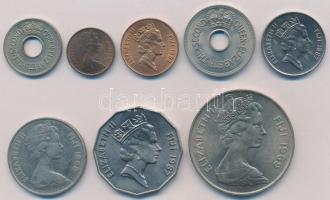 Fidzsi 1954. 1/2p-1$ (8xklf) T:1-,2,2-
Fiji 1954. 1/2 Penny - 1 Dollar (8xdiff) C:AU,XF,VF