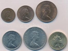 Falkland-szigetek 1974. 1/2p-10p (5xklf) + 2000. 1Ł T:1-
Falkland Islands 1974. 1/2 Penny - 10 Penc...