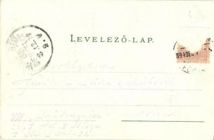 1899 Budapest V. Országház este (EK)