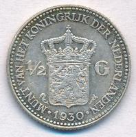 Hollandia 1930. 1/2G Ag "I. Vilma" tokban T:2 kis patina
Netherlands 1930. 1/2 Gulden Ag ...
