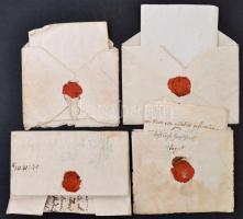 cca 1780 Torkos Mihály (? - 1801) evangélikus püspök, Modori lelkészhez írott 4 db hivatalos levél a...