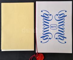 1980-1981 MTV elnökségének nívódíjai Petress István (1933-2002) újságírónak, riporternek a Hét, Abla...