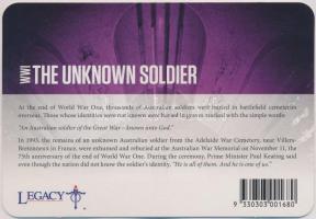 Ausztrália 2015. 20c Cu-Ni "Emlékezés az Anzac-okra - Az ismeretlen katona" karton tokban ...