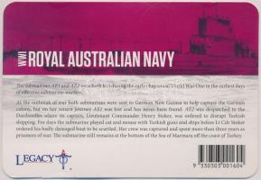 Ausztrália 2015. 20c Cu-Ni "Emlékezés az Anzac-okra - Ausztrál Királyi Haditengerészet" ka...