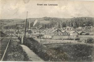 Lavochne, Lawoczne; general view, railway tracks (EK)