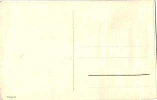 Tegernsee, Gentleman with luggage at the railway station. litho leporellocard