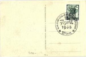 Unser Führer / Adolf Hitler "1938 Wien. Ein Volk, Ein Reich, Ein Führer" So. Stpl