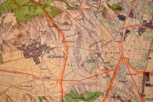 cca 1931 Budapest székesfőváros térképe, 1:14000, Kogutowicz Károly / Gergely Endre / Kókai Lajos, M...