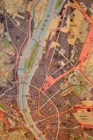 cca 1931 Budapest székesfőváros térképe, 1:14000, Kogutowicz Károly / Gergely Endre / Kókai Lajos, M...