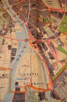 cca 1931 Budapest székesfőváros térképe, 1:14000, Kogutowicz Károly / Gergely Endre / Kókai Lajos, M...