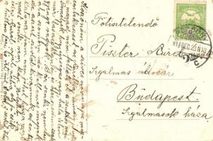 1914 Boldog karácsonyi ünnepeket! / WWI K.u.K. military Christmas greeting art postcard s: Bortnyik ...