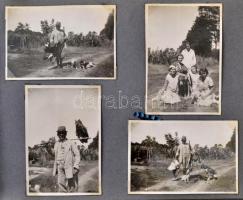 cca 1920-1930 Báró Kornfeld Móricné Weiss Marianne saját kézzel aláírt névjegyével ellátott családi ...