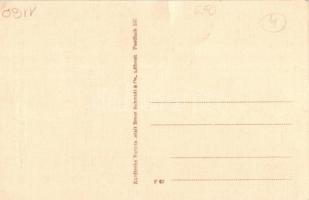 Miss Józsa az ő kedvenc Pasa oroszlánjával. Antona híres amerikai Zoológiai cirkusz. Koczka Antal ig...