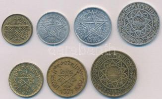 Marokkó / Francia Protektorátus 1945-1952. 50c-50Fr (7xklf) T:2
Morocco / French Protectorate 1945-...