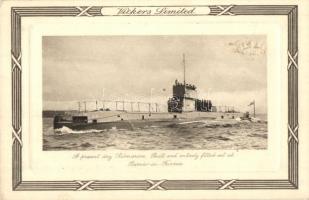 3 db RÉGI tengeralattjáró motívumlap / 3 pre-1945 motive postcards, submarines; SM Unterseeboot 26, ...