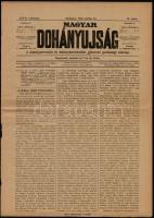 1910 a Magyar Dohányujság 17. évf. három lapszáma (10., 12., 13.), érdekes írásokkal