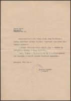 Barta Lajos (1878-1964) író irathagyatéka. 6 db levél, és borítékok színházi és magán témákban