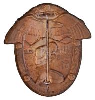 Osztrák-Magyar Monarchia ~1918. "61. Gyalogezred - Rokkantalap" előoldalon és tűn jelzett ...