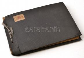 cca 1930 Budapest Székesfőváros sétányai 32 db fényképet, fotólapot tartalmazó album a Margit sziget...