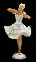 Porcelán balerina figura. Jelzett formaszámos, hibátlan. 18 cm