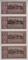 1945. 100P (4x) sorszámkövetők (2+2) T:II,II-