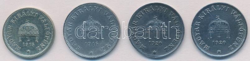 1915. 10f Fe + 20f Fe + 1920. 20f Fe (2x) T:1-