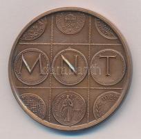 Fritz Mihály (1947-) 1991. "90 éves a Magyar Numizmatikai Társulat / MNT" kétoldalas Br em...