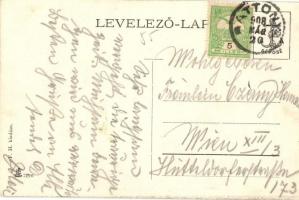 1908 Battonya, M. k. pénzügyőrség, M. k. Adóhivatal, M. k. Csendőrség