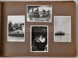 cca 1930-1940 Régi családi utazások képei: Budapest (budai Vár), Nagybánya, síelések, strandolás, Ha...