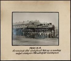 1941-1942 A kolozsvári MÁV műhely emlékünnepélye, valamint egy románok által leselejtezett és a MÁV ...