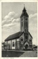 1940 Felsőgalla (Tatabánya), Újtelepi római katolikus templom. Magyar Általános Kőszénbánya Rt. tatai bányászata