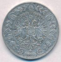 Ausztria 1909. 5K Ag "Ferenc József" T:2- ph., karc
Austria 1909. 5 Corona Ag "Franz...