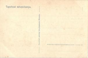 Miskolctapolca, Tapolca, Görömbölytapolca, (Miskolc); Mészkőbánya, iparvasút, csillék. Rosenblatt ki...