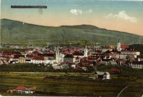 Székelyudvarhely, Odorheiu Secuiesc; látkép - 2 db régi képeslap / general view - 2 pre-1945 postcar...