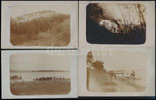 1919-1920 A Magyarországi Kárpát Egyesület pecsétjével ellátott fotólapok a Fátrából, az Alacsony-Tá...