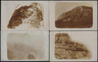 1919-1920 A Magyarországi Kárpát Egyesület pecsétjével ellátott fotólapok a Fátrából, az Alacsony-Tá...