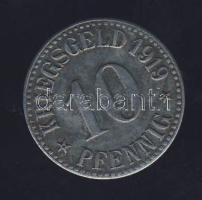 Német Birodalom/ Weimari Köztársaság/ Cassel 1919. 10Pf szükségpénz T:3+