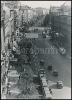 cca 1940 Budapest, Erzsébet körút, utólagos előhívás, 18x13 cm