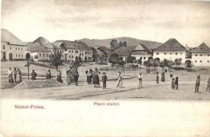 Németpróna, Nemecké Právno, Nitrianske Pravno; Piac tér / market square