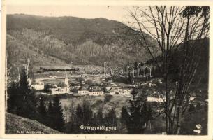 Gyergyótölgyes, Tölgyes, Tulghes; Látkép, - 2 db régi képeslap / general view - 2 pre-1945 postcards