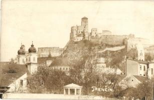 1923 Trencsén, Trencín; vár, templomok / castle, churches. Schwartz photo