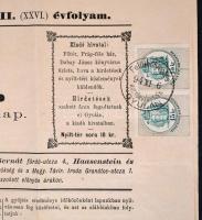 1894 a Békés hetilap 13. (26.) évf. 22. száma (június 3.), érdekes írásokkal
