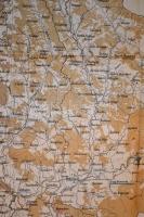 1871 Zemplén megy átnézeti térképe, M. kir. Államnyomda, szakadással, 120×100 cm